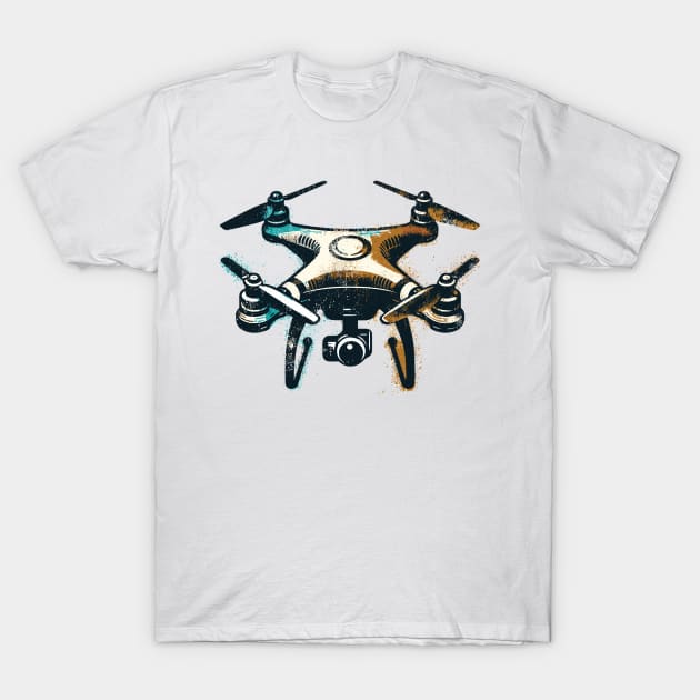 Drone T-Shirt by Vehicles-Art